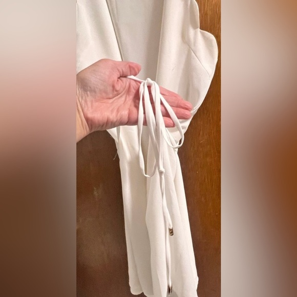 Naked Zebra White Sheath Dress | Luxury | Lightweight | Flowy | Feminine - Picture 5 of 10